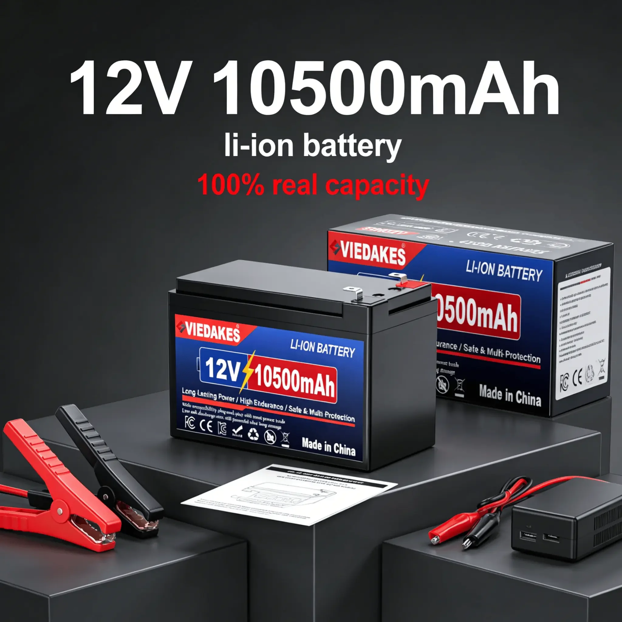 Sale 100% Real Capacity 12V 10500mAh Lithium Battery Long Life Li-ion Pack for Camping Solar Panel Power
Sale 100% Real Capacity 12V 10500mAh Lithium Battery Long Life Li-ion Pack for Camping Solar Panel Power