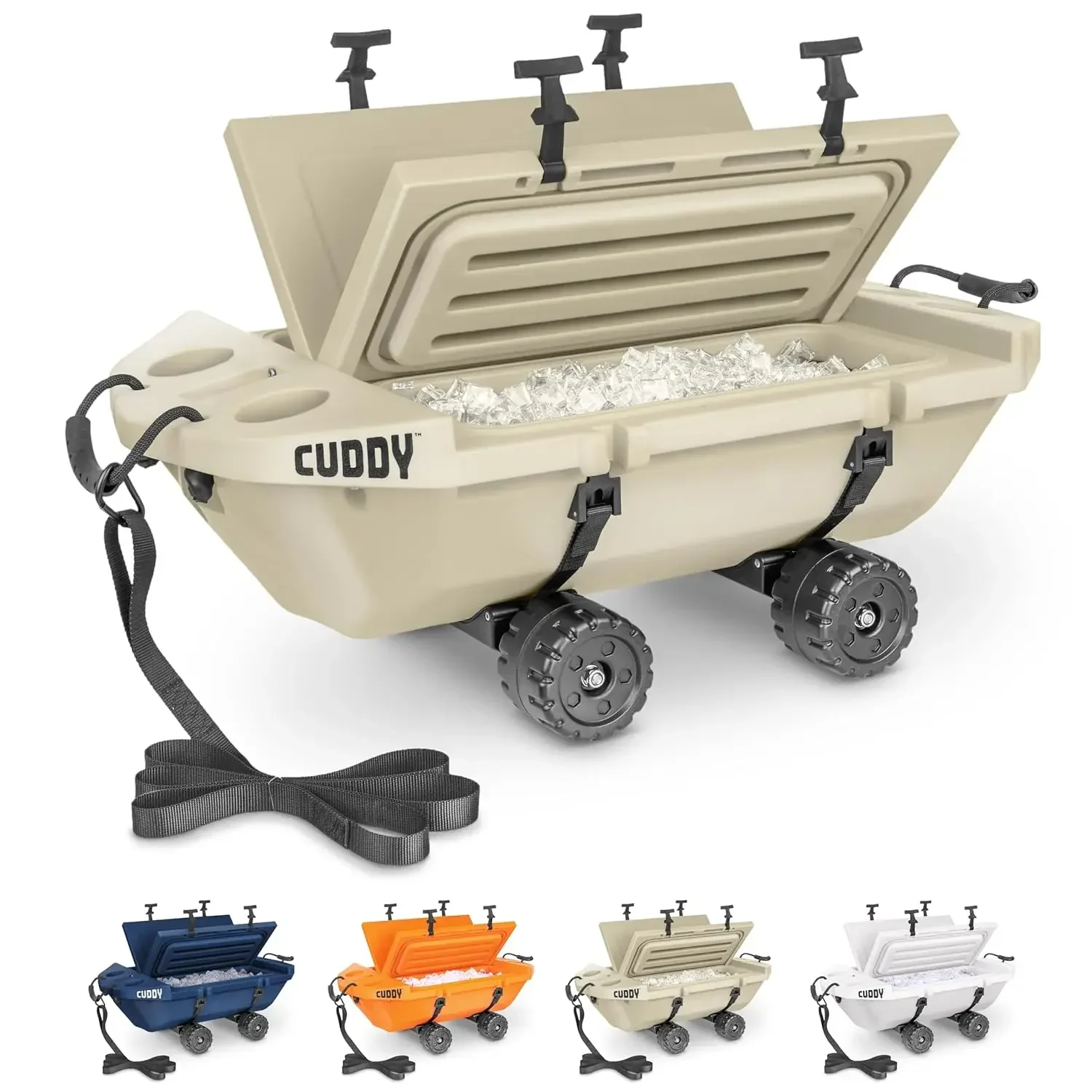 Crawler Cooler with Wheels – 40 QT Amphibious Floating Cooler and Dry Storage Vessel - Tan
Crawler Cooler with Wheels – 40 QT Amphibious Floating Cooler and Dry Storage Vessel - Tan