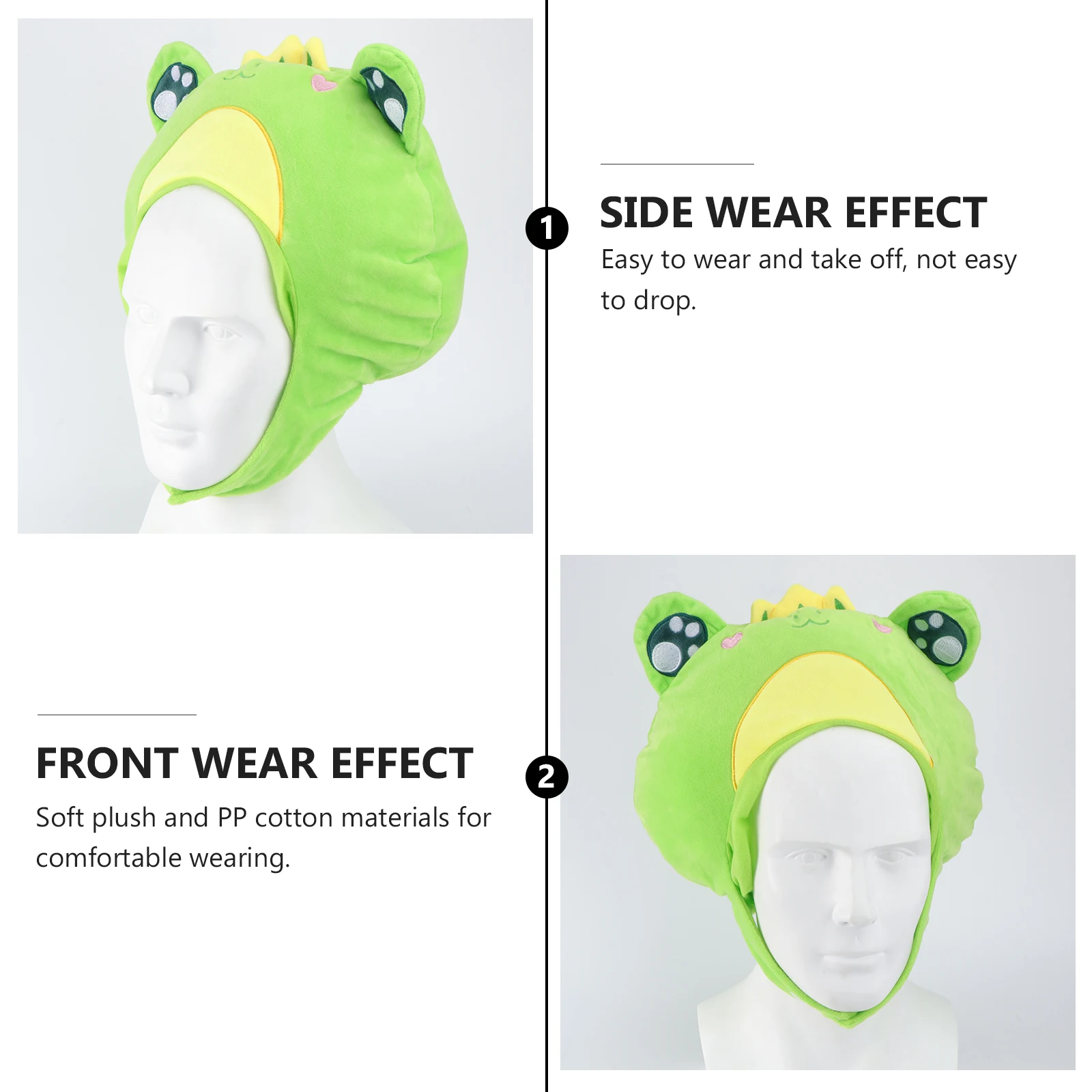 Crown Frog Hat Costume Accessories Kids Party Hats Soft PP Cotton Easy Wear Take Off Masquerade Music Festivals Role Plays
Crown Frog Hat Costume Accessories Kids Party Hats Soft PP Cotton Easy Wear Take Off Masquerade Music Festivals Role Plays