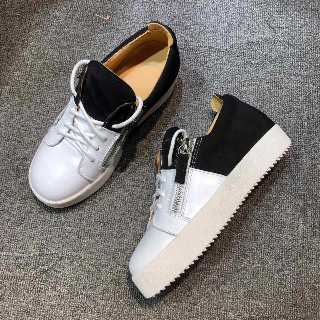 Top Hight Quality Casual Sneakers For Men and Women Real Leather Brand Designer Unisex Tennis Shoes GZ Zipper Loafer Shoes G1035
Top Hight Quality Casual Sneakers For Men and Women Real Leather Brand Designer Unisex Tennis Shoes GZ Zipper Loafer Shoes G1035