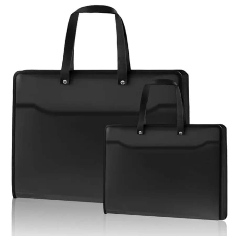 Plastic Art Portfolio with Zipper and Divider, Large Waterproof Art Storage Folder with Handles for Artwork, Sketches, Drawings
Plastic Art Portfolio with Zipper and Divider, Large Waterproof Art Storage Folder with Handles for Artwork, Sketches, Drawings
