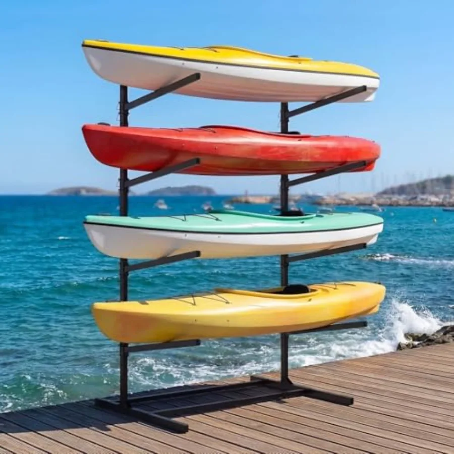Kayak Storage Rack, Heavy Duty Kayak Rack for Garage and Outdoor, Space-Saving Storage Rack for Kayaks, Canoes, Surfboards and
Kayak Storage Rack, Heavy Duty Kayak Rack for Garage and Outdoor, Space-Saving Storage Rack for Kayaks, Canoes, Surfboards and