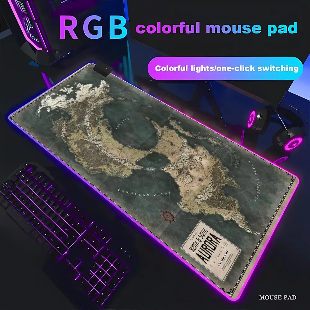 HYBXAXC Fantasy World Map Large Mouse Pad Non Slip Rubber for Office Home RGB Pad HD Gamer LED PC Non-slip Mat for Office Home
HYBXAXC Fantasy World Map Large Mouse Pad Non Slip Rubber for Office Home RGB Pad HD Gamer LED PC Non-slip Mat for Office Home