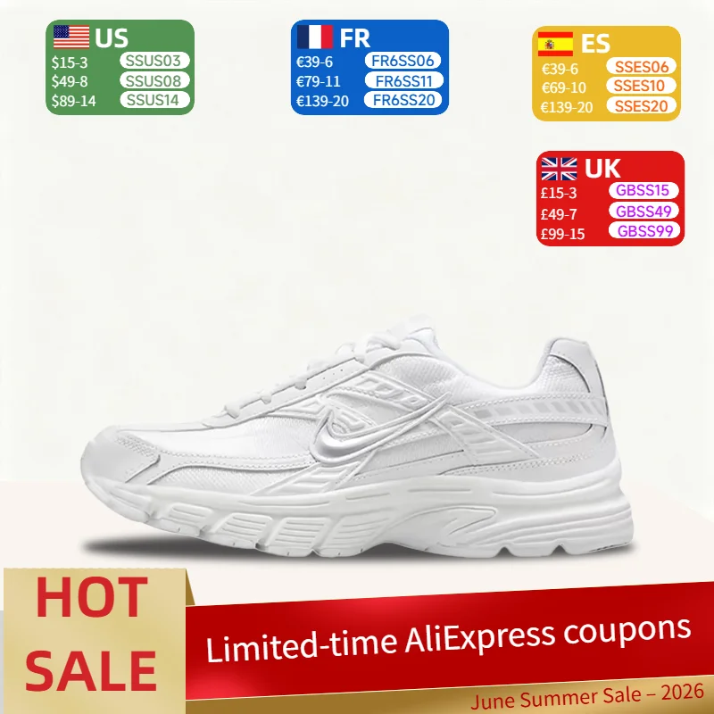 Nike Initiator Women's Silver Low-Top Running Shoes Stylish, Comfortable, Versatile, Cushioned, Breathable FZ9020-100
Nike Initiator Women's Silver Low-Top Running Shoes Stylish, Comfortable, Versatile, Cushioned, Breathable FZ9020-100