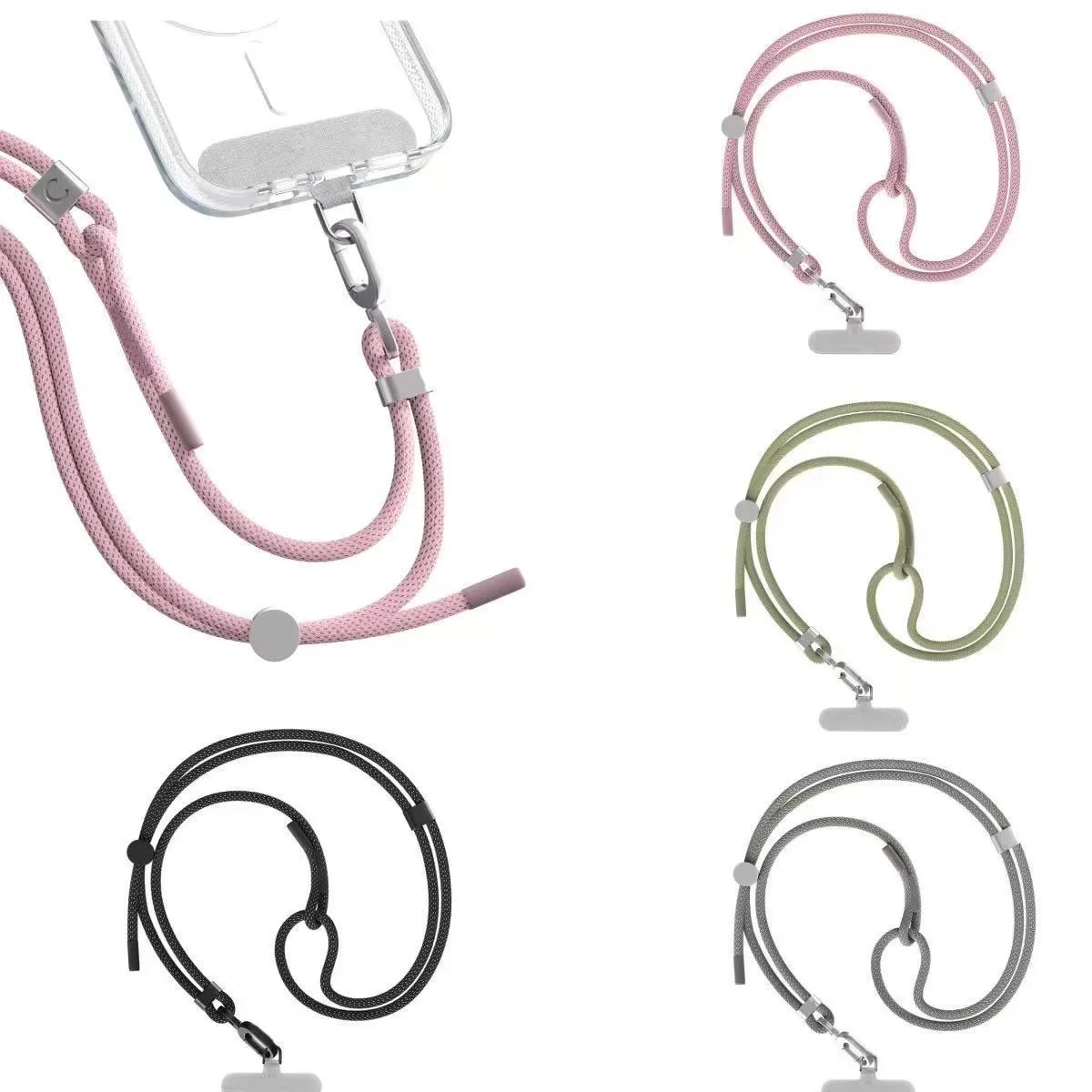 Colored Nylon Phone Charm Shoulder Belt Functional Phone Straps Long Lanyard Phone Hanging Chain
Colored Nylon Phone Charm Shoulder Belt Functional Phone Straps Long Lanyard Phone Hanging Chain