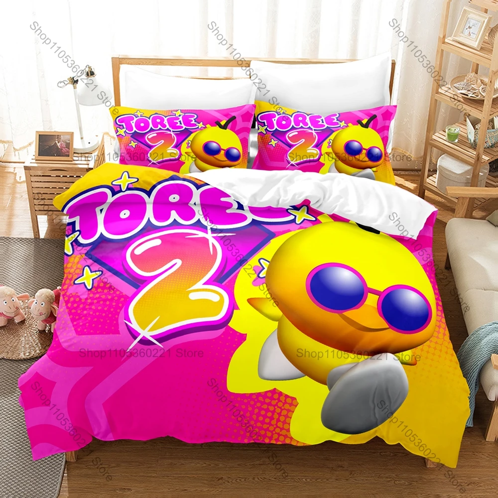Toree 2 Bedding Set 3Pcs Colorful Retro Platform Game Pattern Comfort Bed Linen for Gamer Fans All Season
Toree 2 Bedding Set 3Pcs Colorful Retro Platform Game Pattern Comfort Bed Linen for Gamer Fans All Season