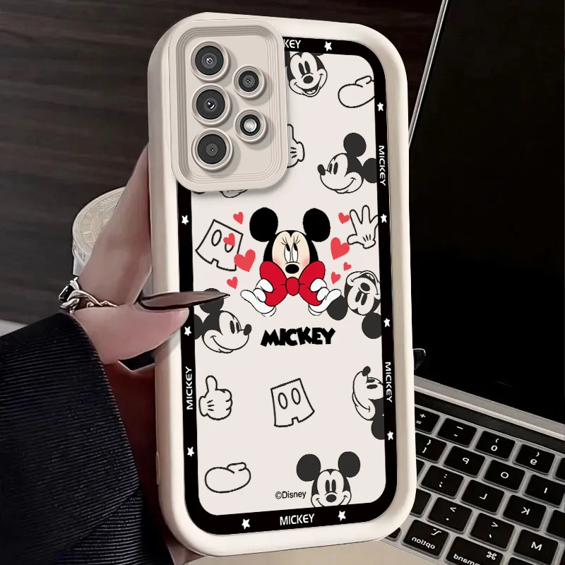 Cartoon Disney Mickey Minnie For Samsung A73 A71 A54 A53 A52 A51 A33 A32 A21S A14 A13 A12 A03 A04 A05 5G Eye Ladder Funda
Cartoon Disney Mickey Minnie For Samsung A73 A71 A54 A53 A52 A51 A33 A32 A21S A14 A13 A12 A03 A04 A05 5G Eye Ladder Funda
