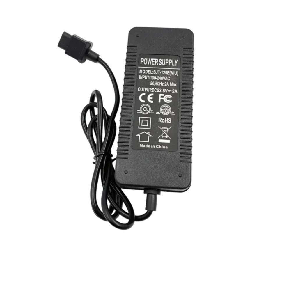 Зарядное устройство 53.5V 2A для электросамокатов Niu KQi2 KQi3, адаптер питания с вилками EU/UK/US/AU, запчасти для замены
Зарядное устройство 53.5V 2A для электросамокатов Niu KQi2 KQi3, адаптер питания с вилками EU/UK/US/AU, запчасти для замены