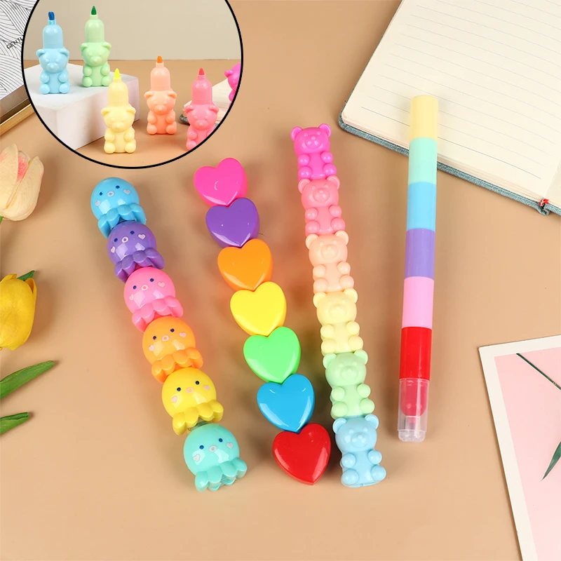 1Pc Colors Cute Octopus Highlighter Watercolor Highlighter And Graffiti Markings For School And Office
1Pc Colors Cute Octopus Highlighter Watercolor Highlighter And Graffiti Markings For School And Office