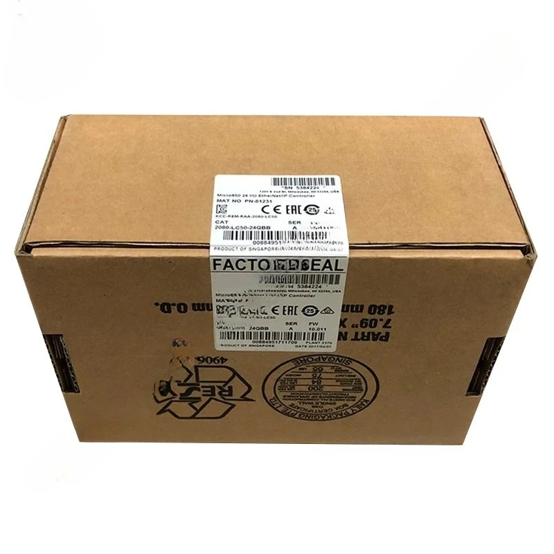 Новый Оригинальный ПЛК-контроллер 2080-LC50-24QBB 2080-L50E-24QBB 2080-L50E-48QBB 2080-L50E-48QWB 1783-US8T Модуль Fast
Новый Оригинальный ПЛК-контроллер 2080-LC50-24QBB 2080-L50E-24QBB 2080-L50E-48QBB 2080-L50E-48QWB 1783-US8T Модуль Fast