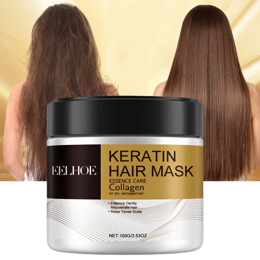 Keratin Care Hair Mask Deep Nourishing Moisturizing Repair Dry Frizz Damaged Conditioner Smoothing Hair Long-Lasting Shine Care
Keratin Care Hair Mask Deep Nourishing Moisturizing Repair Dry Frizz Damaged Conditioner Smoothing Hair Long-Lasting Shine Care