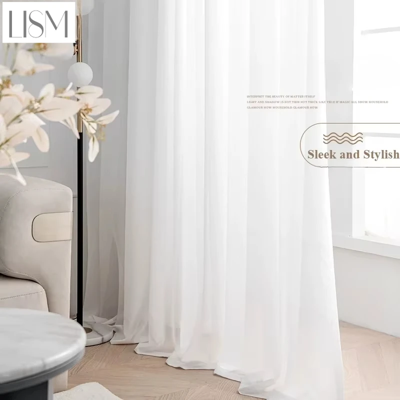 White Tulle Sheer Curtains for Living Room Bedroom Dining Window Luxury Curtain Decor Blackout Door Window Custom Yarn
White Tulle Sheer Curtains for Living Room Bedroom Dining Window Luxury Curtain Decor Blackout Door Window Custom Yarn
