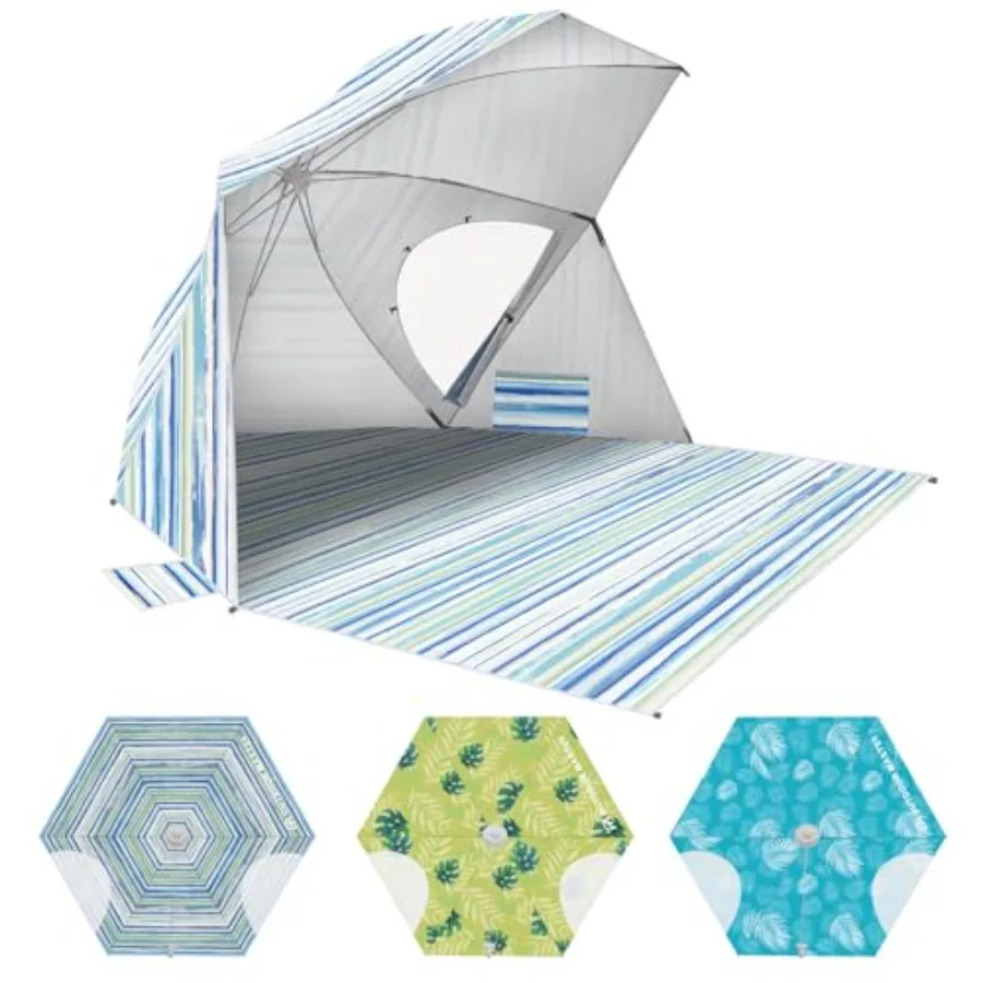 Pop Up Beach Umbrella Portable Beach Tent Shelter Beach Shade Sun Canopy with UPF 50+ UV Protection Extendable Floor with Carry
Pop Up Beach Umbrella Portable Beach Tent Shelter Beach Shade Sun Canopy with UPF 50+ UV Protection Extendable Floor with Carry