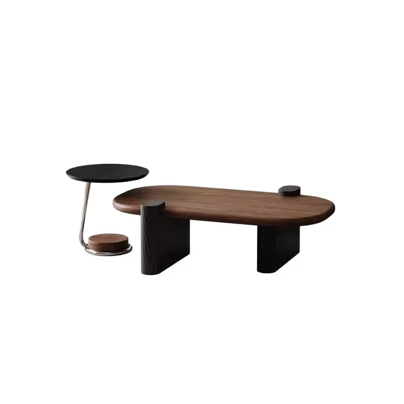 Vintage-style wooden oval minimalist bookshelf, small living room coffee table, vintage coffee table
Vintage-style wooden oval minimalist bookshelf, small living room coffee table, vintage coffee table