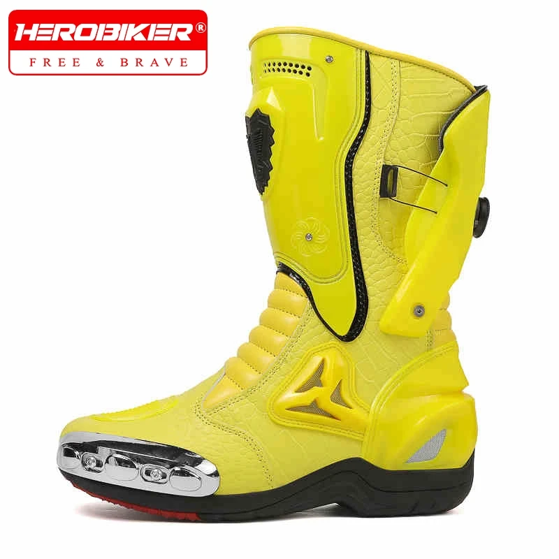 Waterproof Motorcycle Boots Leather Anti-slip Motorcyclist Shoes Anti Slip Wear-resistant Riders Boots
Waterproof Motorcycle Boots Leather Anti-slip Motorcyclist Shoes Anti Slip Wear-resistant Riders Boots