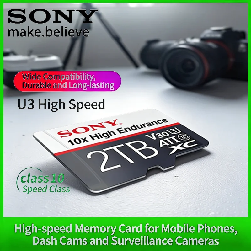 SONY High Speed 2TB SD Memory Card 1TB 512GB 256GB 128GB A2 U3 Micro TF SD Card for Nintendo Switch PS4 Games MLC
SONY High Speed 2TB SD Memory Card 1TB 512GB 256GB 128GB A2 U3 Micro TF SD Card for Nintendo Switch PS4 Games MLC