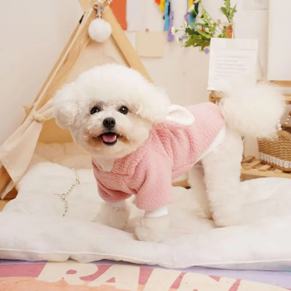 Easy to Put on Take Off Pet Clothes Two-leg Design Pet Clothes Cozy Teddy Dog Cat Hoodies Stylish Winter Pet Clothes
Easy to Put on Take Off Pet Clothes Two-leg Design Pet Clothes Cozy Teddy Dog Cat Hoodies Stylish Winter Pet Clothes