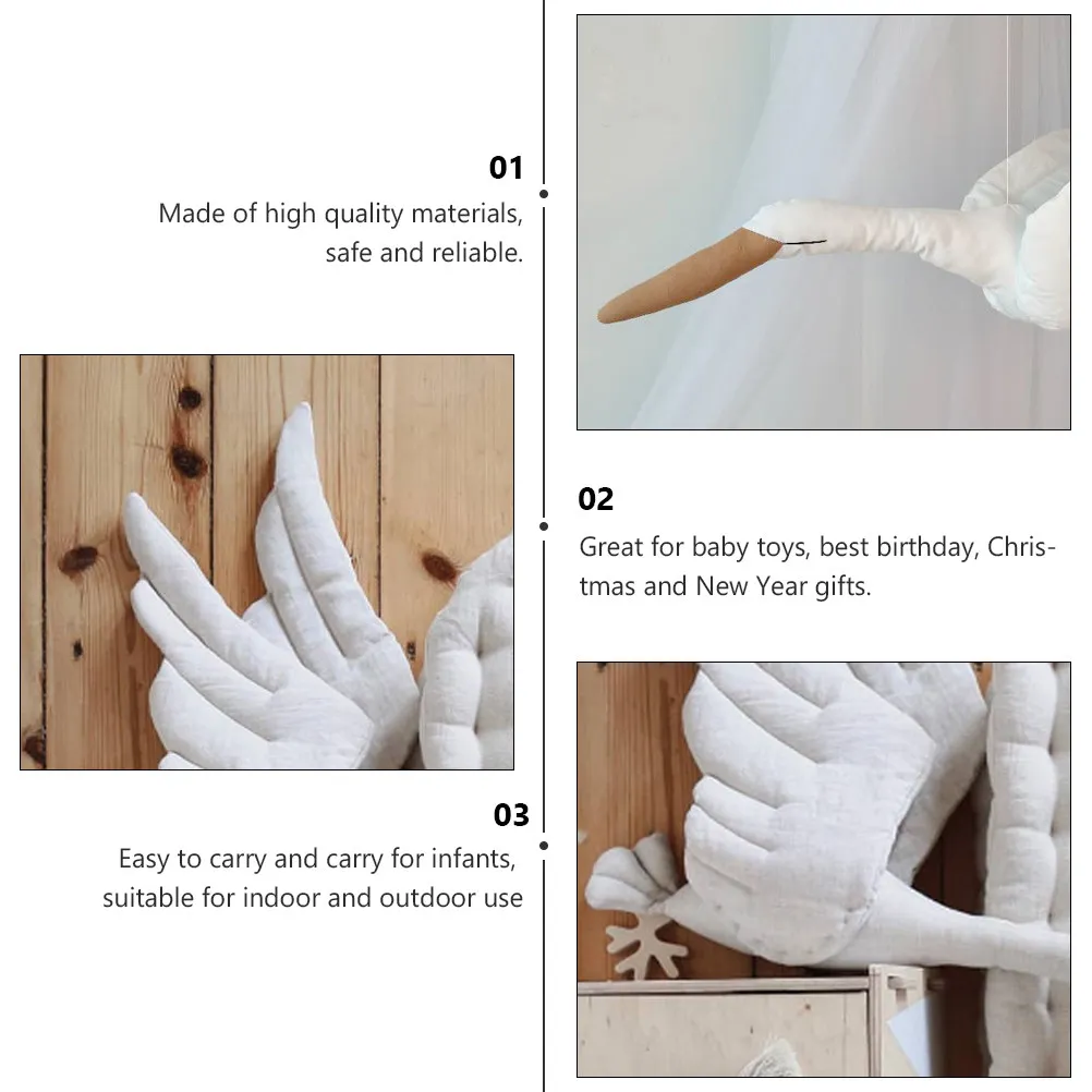 1Pcs Cartoon Swan Pillow Nordic Wall Decor for Kids Room Infant Cognitive Development Small Light Soft Safe Baby Gift
1Pcs Cartoon Swan Pillow Nordic Wall Decor for Kids Room Infant Cognitive Development Small Light Soft Safe Baby Gift