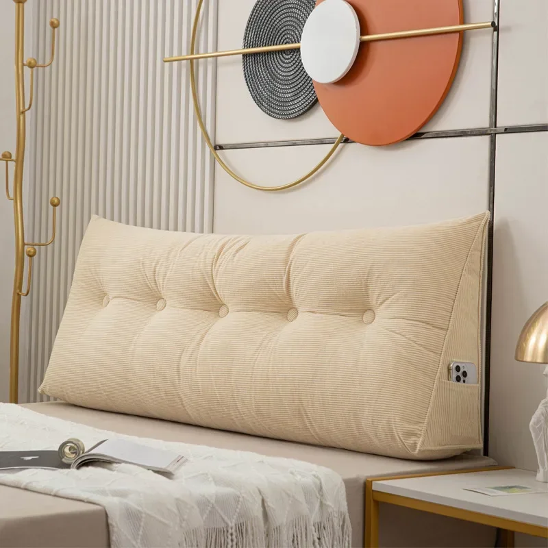 Detachable Bedside Triangular Bed Backrest Pillow Soft Waist Sofa Headboard Triangular Large Backrest Waist Cushion Tatami Mat
Detachable Bedside Triangular Bed Backrest Pillow Soft Waist Sofa Headboard Triangular Large Backrest Waist Cushion Tatami Mat
