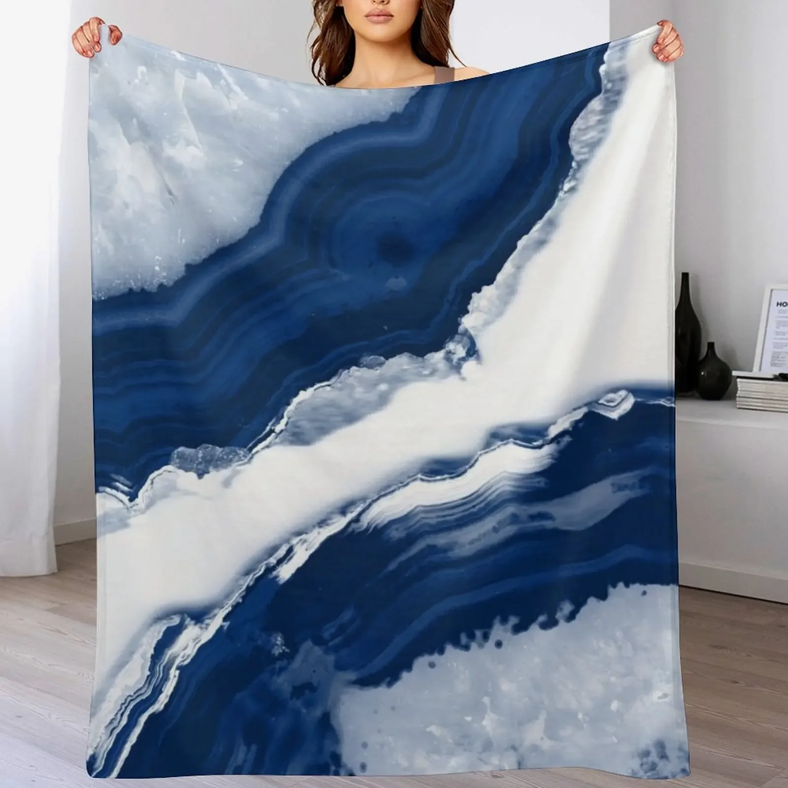 Blue Agate #4 #gem #decor #art Throw Blanket bed plaid warm for winter Luxury St wednesday Blankets
Blue Agate #4 #gem #decor #art Throw Blanket bed plaid warm for winter Luxury St wednesday Blankets