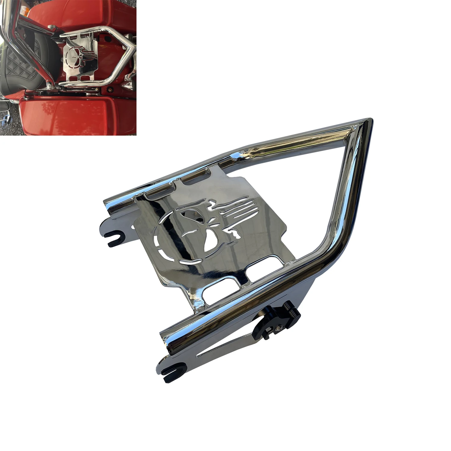 Съемный кронштейн для багажника для Harley Touring Street Glide Road King Road Glide Electra Glide 2009-2025
Съемный кронштейн для багажника для Harley Touring Street Glide Road King Road Glide Electra Glide 2009-2025