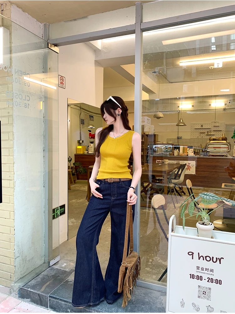 Summer TShirt Women Elastic Oversized T-Shirt Woman Clothes Female Tops Sleeveless Tank Women's tube top knit Canale Slim Tshirt
Summer TShirt Women Elastic Oversized T-Shirt Woman Clothes Female Tops Sleeveless Tank Women's tube top knit Canale Slim Tshirt