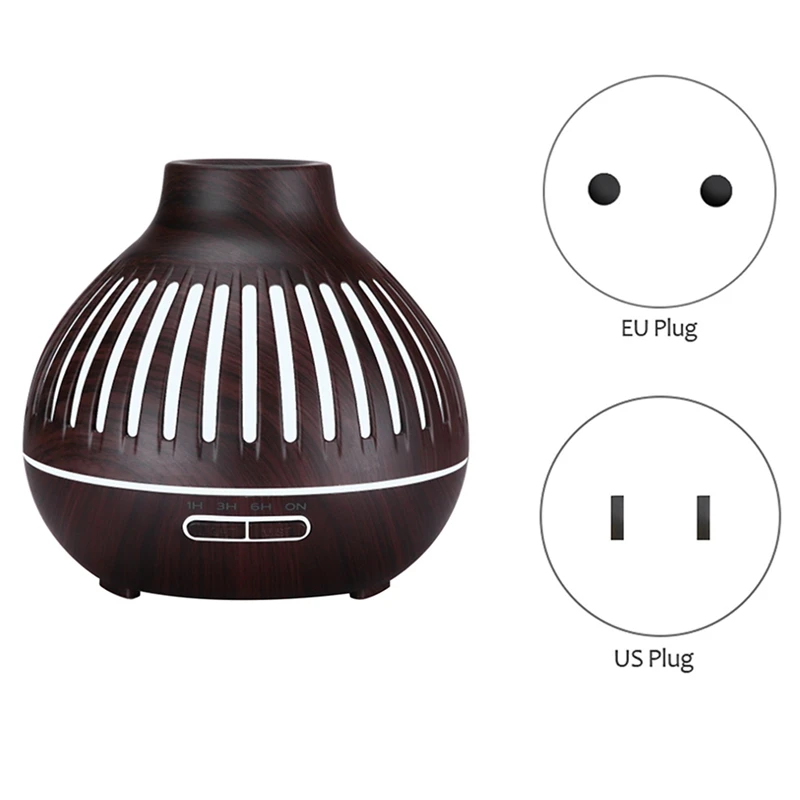 Electric Aroma Air Diffuser Wood Grain Ultrasonic Air Humidifier Essential Oil Aromatherapy Mist Maker
Electric Aroma Air Diffuser Wood Grain Ultrasonic Air Humidifier Essential Oil Aromatherapy Mist Maker
