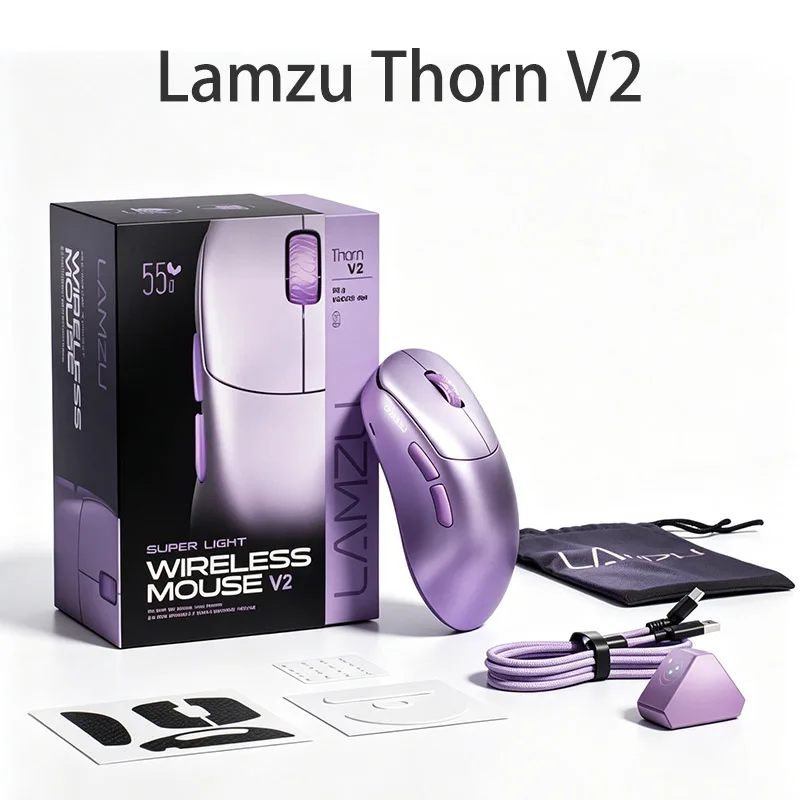 Lamzu Thorn V2 Wireless Gaming Mouse 54H20 Fearless Contract S1Mon Co branded Mouse
Lamzu Thorn V2 Wireless Gaming Mouse 54H20 Fearless Contract S1Mon Co branded Mouse
