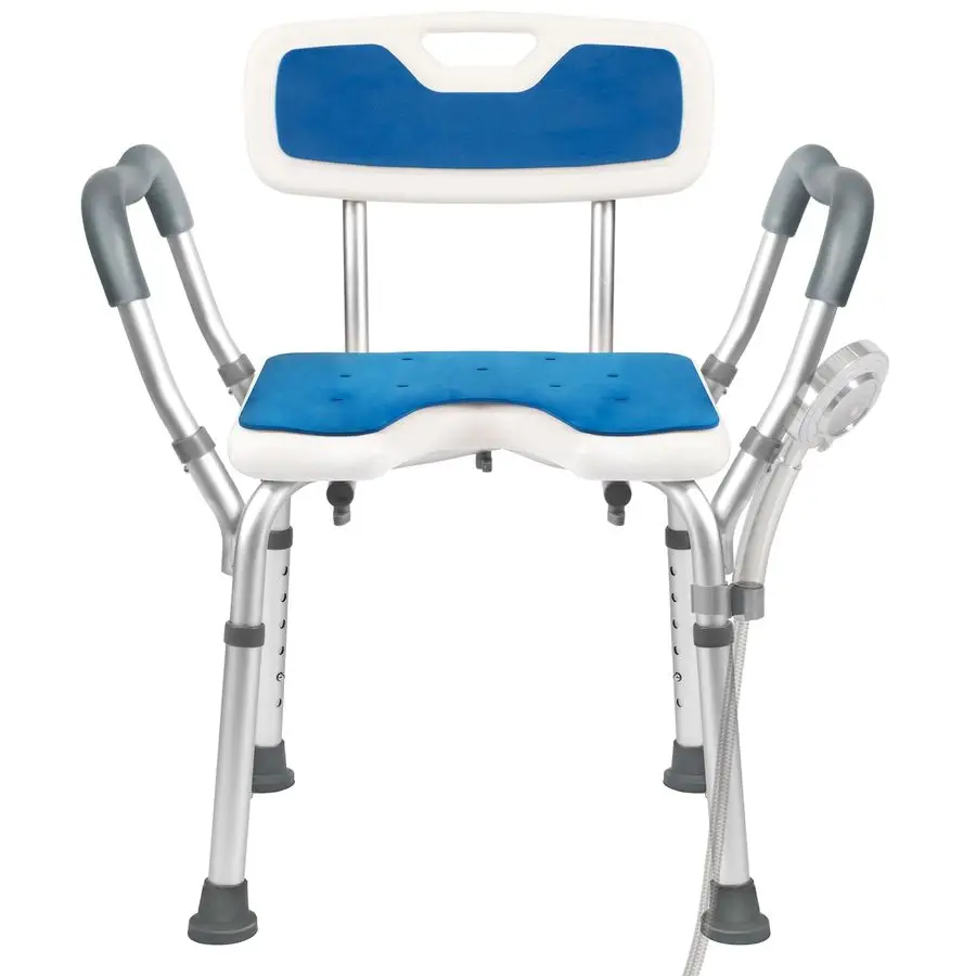 Wide Shower Chair,MShaped amp Padded Armrests Shower Chair Bath Seat,Shower Chair with Arms and Back Heavy Duty 500lbs,Bariatric
Wide Shower Chair,MShaped amp Padded Armrests Shower Chair Bath Seat,Shower Chair with Arms and Back Heavy Duty 500lbs,Bariatric