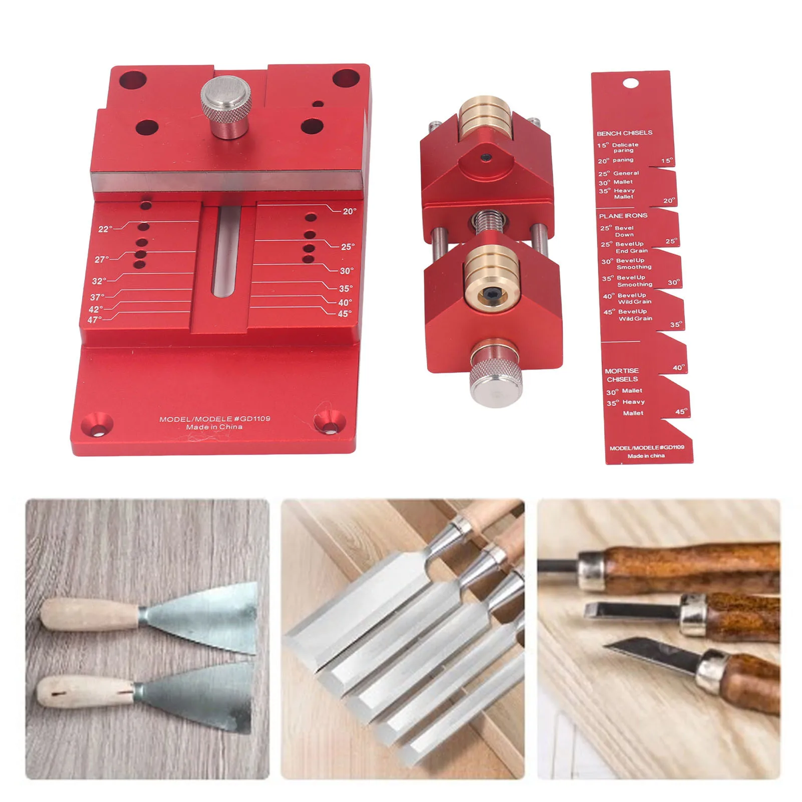 Комплект для заточки долота Направляющая для хонингования из алюминиевого сплава Угловое приспособление и манометр от 15 до45 градусов
Комплект для заточки долота Направляющая для хонингования из алюминиевого сплава Угловое приспособление и манометр от 15 до45 градусов