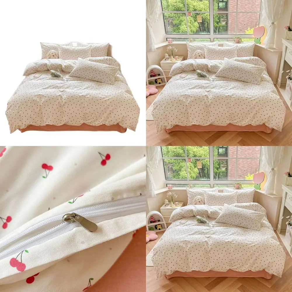 Набор одеял Kawaii Cherry размера «queen-size», 100% хлопок, с белым фоном и красной вишней, полная застежка-молния, 2 наволочки
Набор одеял Kawaii Cherry размера «queen-size», 100% хлопок, с белым фоном и красной вишней, полная застежка-молния, 2 наволочки