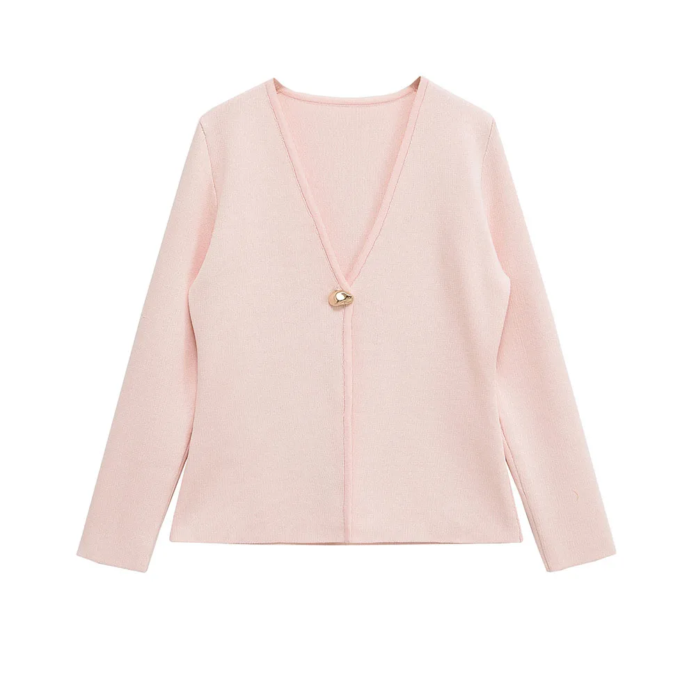 Hot Selling New Sweater Coat Solid Color Knit Cardigan Spring Autumn Fashion Knit Top Casual Style Cardigan For Women
Hot Selling New Sweater Coat Solid Color Knit Cardigan Spring Autumn Fashion Knit Top Casual Style Cardigan For Women