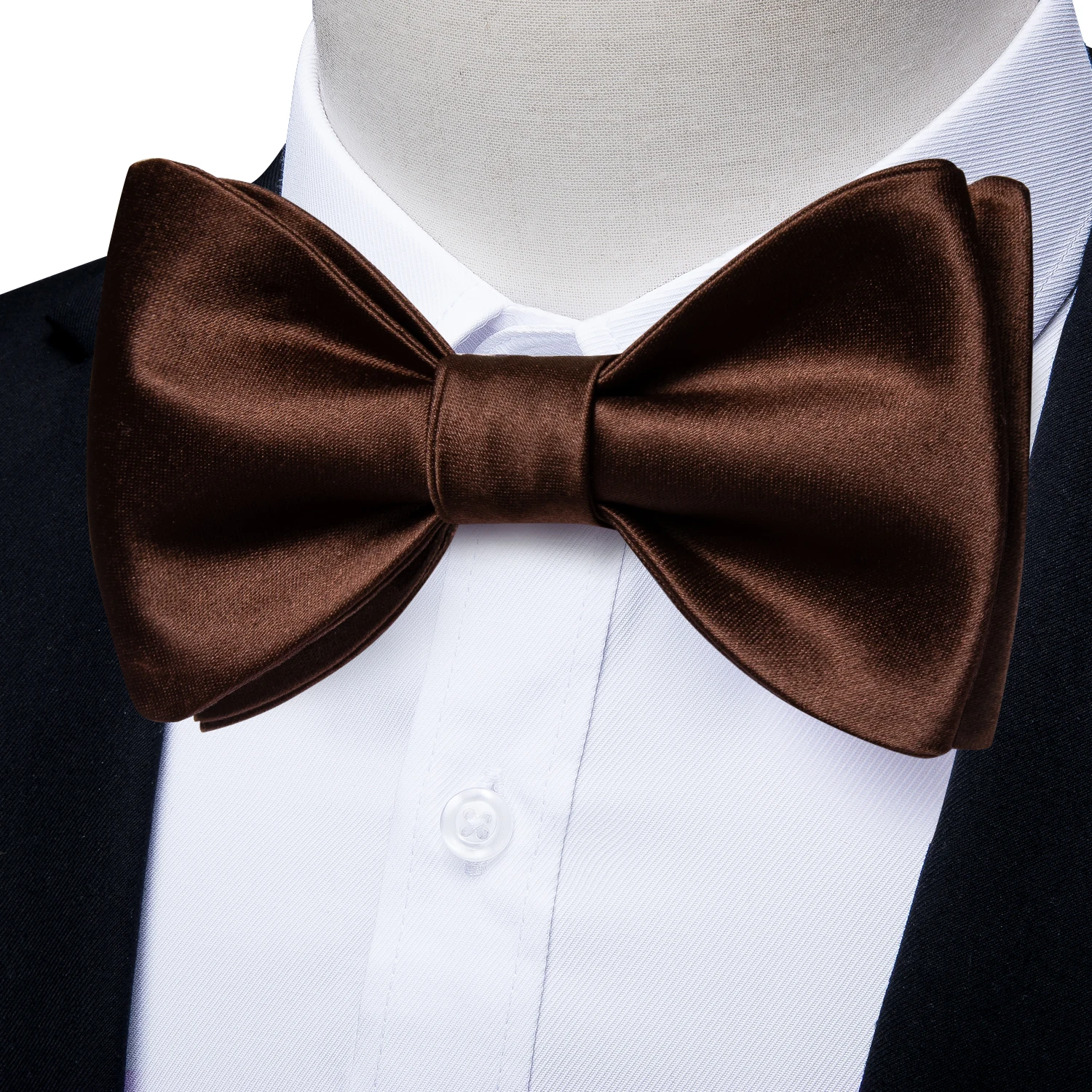 Solid Brown Retro Men's Bow ties Fashion Luxury Silk Butterfly Knots Pocket Square Cufflinks Set For Man Wedding Party Accessory
Solid Brown Retro Men's Bow ties Fashion Luxury Silk Butterfly Knots Pocket Square Cufflinks Set For Man Wedding Party Accessory