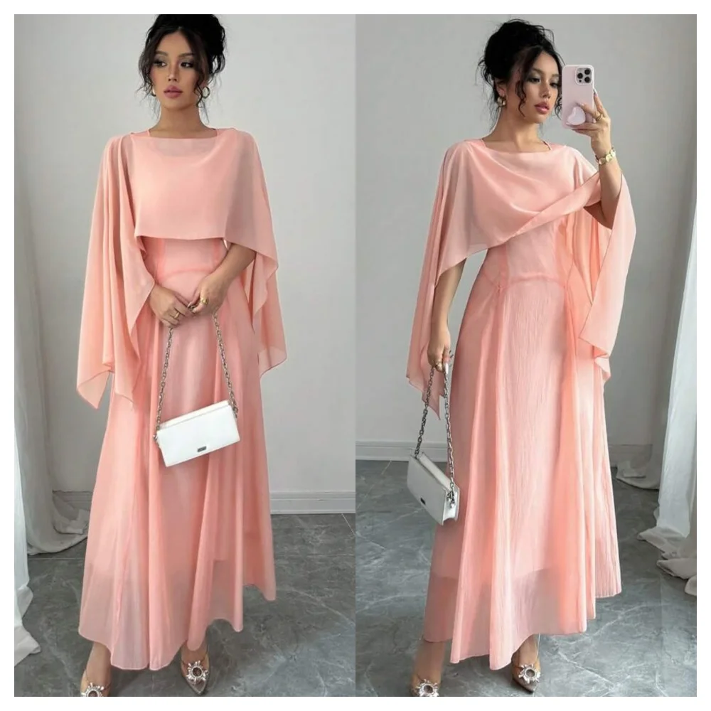 Customized Elegant Chiffon Evening Dress Temperament Crew Neck Long Sleeves Party Dress Classic Straight Floor Length
Customized Elegant Chiffon Evening Dress Temperament Crew Neck Long Sleeves Party Dress Classic Straight Floor Length
