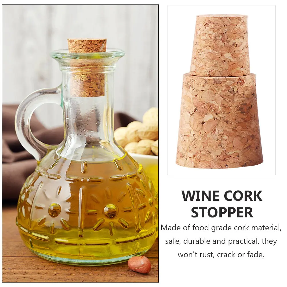 30Pcs Cork Stopper Set Natural Color Wine Cork Stopper Bottle Sealing Cover for Wine Beer Soy Vinegar Bottles Bottle Plug
30Pcs Cork Stopper Set Natural Color Wine Cork Stopper Bottle Sealing Cover for Wine Beer Soy Vinegar Bottles Bottle Plug