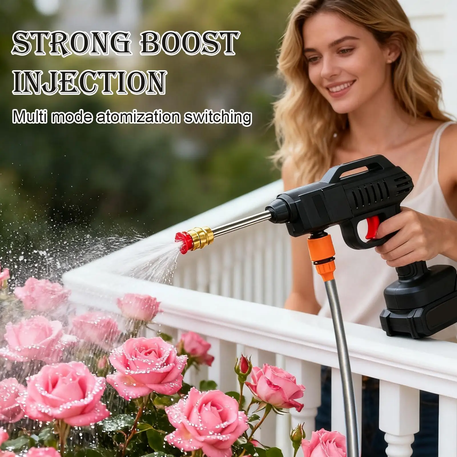 Portable Pressure Washer Cordless Outdoor Power Cleaner Rechargeable High Pressure Washer With 16.4 Ft Hose For Car Home Garden
Portable Pressure Washer Cordless Outdoor Power Cleaner Rechargeable High Pressure Washer With 16.4 Ft Hose For Car Home Garden