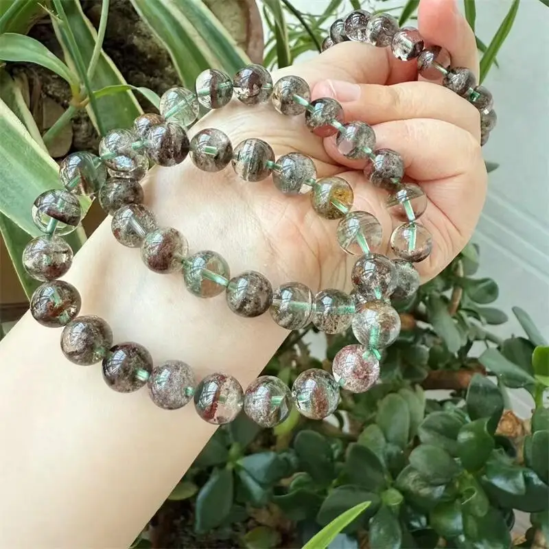 Natural Red Green Garden Quartz Bead Bracelet Gemstone Crystal Healing Women Men Fine Jewelry Gift 1PCS 8/10/12MM
Natural Red Green Garden Quartz Bead Bracelet Gemstone Crystal Healing Women Men Fine Jewelry Gift 1PCS 8/10/12MM