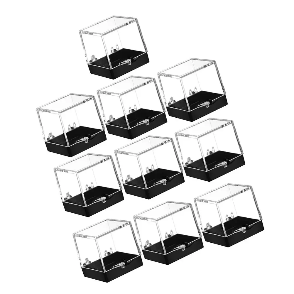 10pcs Square Small Display Stone Square Box Case Rock Miniature Lid Stone Collection Storage Crystal Plastic Gift
10pcs Square Small Display Stone Square Box Case Rock Miniature Lid Stone Collection Storage Crystal Plastic Gift