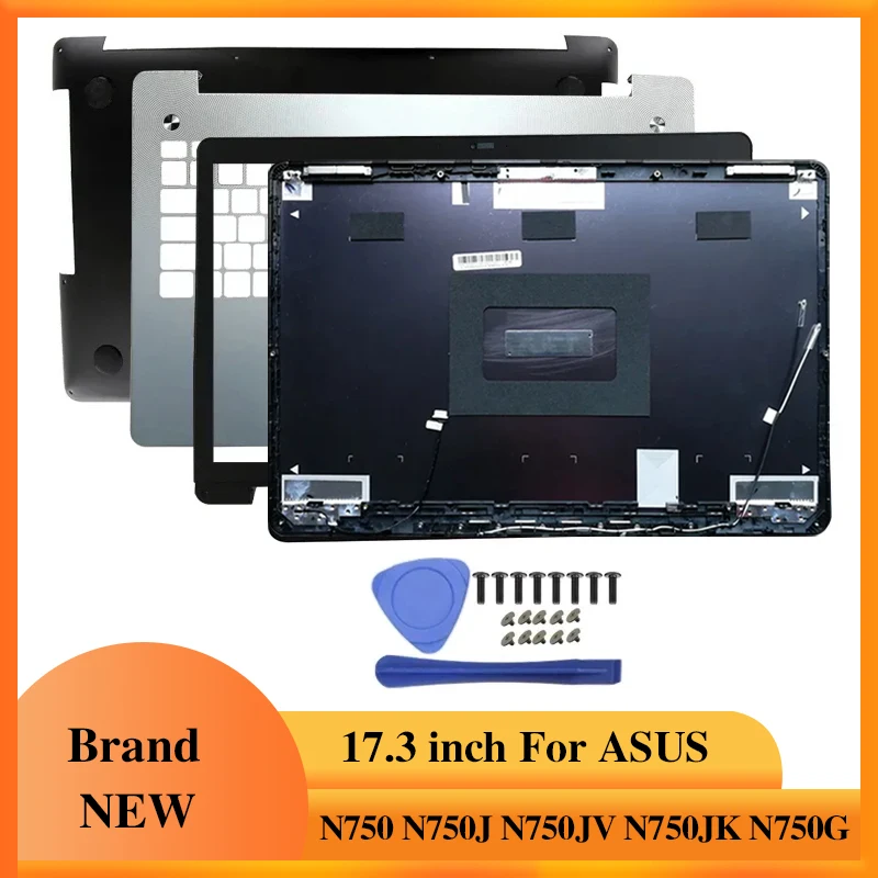 Laptop Case For ASUS N750 N750G J JV JK Non-Touch Notebook Screen LCD Back Cover/Front Bezel/Palmrest/Bottom Laptop Accessories
Laptop Case For ASUS N750 N750G J JV JK Non-Touch Notebook Screen LCD Back Cover/Front Bezel/Palmrest/Bottom Laptop Accessories