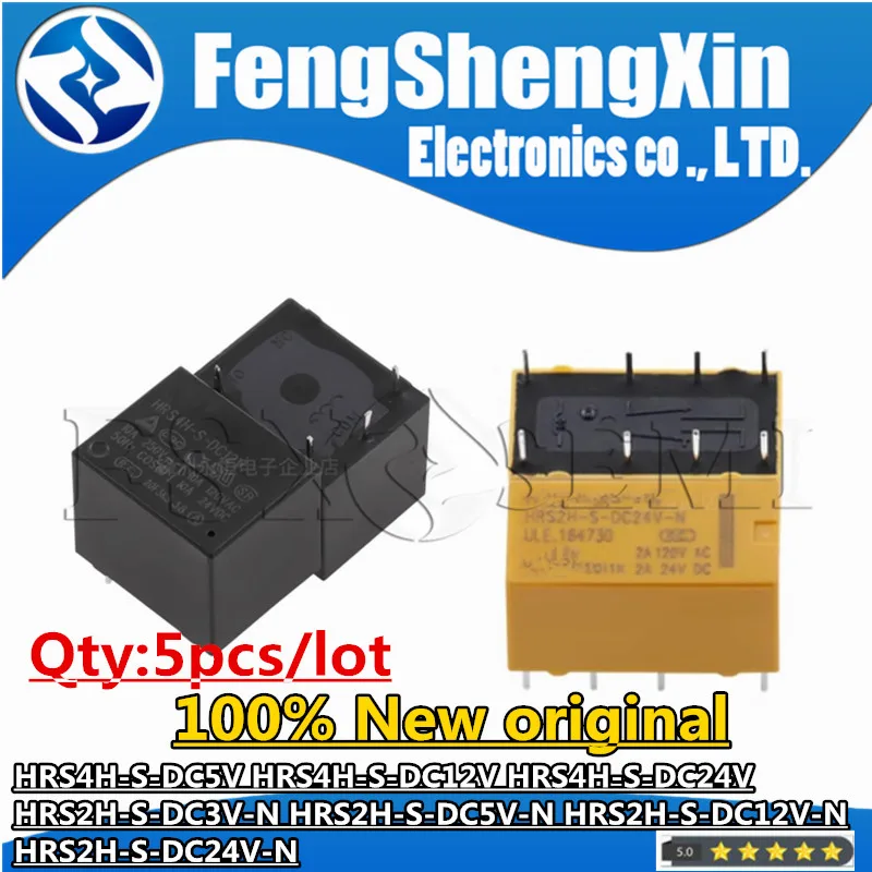 5pcs HRS4H-S-DC5V HRS4H-S-DC12V HRS4H-S-DC24V HRS2H-S-DC3V-N HRS2H-S-DC5V-N HRS2H-S-DC12V-N HRS2H-S-DC24V-N Relay
5pcs HRS4H-S-DC5V HRS4H-S-DC12V HRS4H-S-DC24V HRS2H-S-DC3V-N HRS2H-S-DC5V-N HRS2H-S-DC12V-N HRS2H-S-DC24V-N Relay