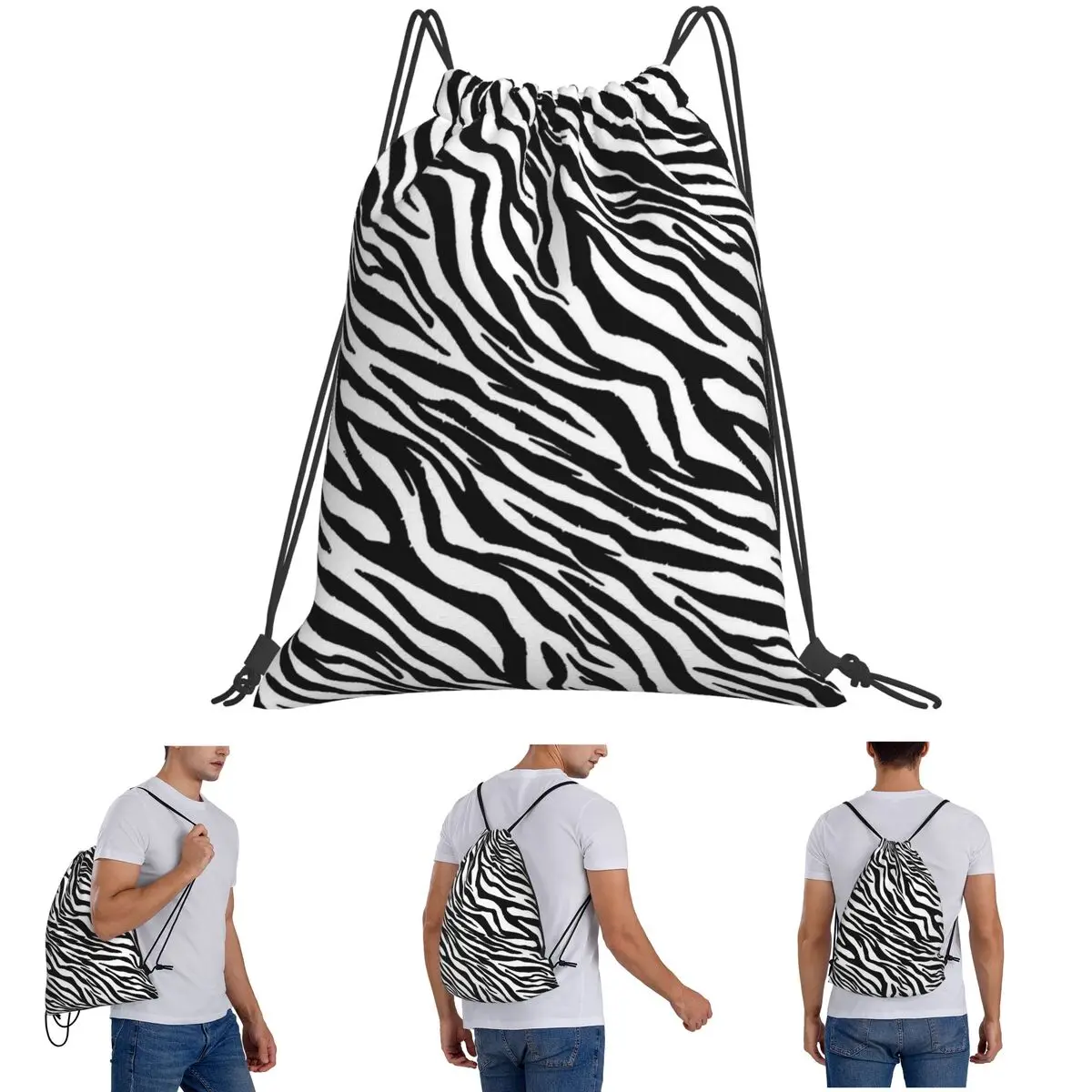 Zebra Pattern Retro Backpacks Fashion Drawstring Bags Sports Bag Book Bags for Travel School
Zebra Pattern Retro Backpacks Fashion Drawstring Bags Sports Bag Book Bags for Travel School
