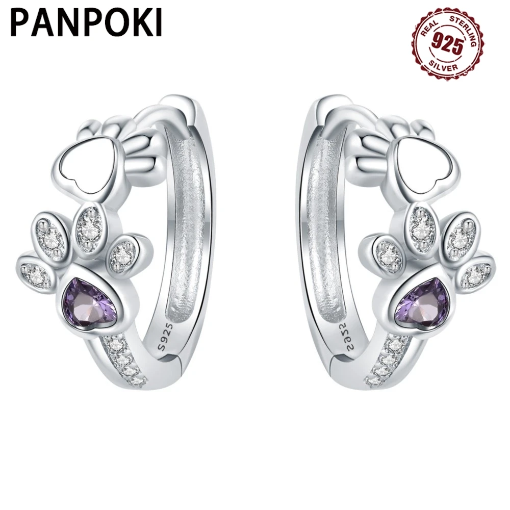 925 Sterling Silver Cute Pet Hollow Claw Print Earrings Jewelry Versatile Hoop Earrings For Women Jewelry Birthday Party Gift
925 Sterling Silver Cute Pet Hollow Claw Print Earrings Jewelry Versatile Hoop Earrings For Women Jewelry Birthday Party Gift