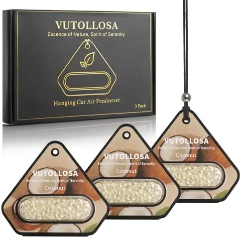 3 Pack Coconut Car Air Fresheners – Long Lasting Scent for Men & Women – VUTOLLOSA Car Accessories
3 Pack Coconut Car Air Fresheners – Long Lasting Scent for Men & Women – VUTOLLOSA Car Accessories