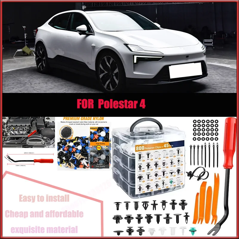 For Polestar 4 Chevrolet Honda Audi Car Plastic Retainer Clips Kit 800+45pcs Auto Fender Push Pin Car Fastener Clip Mixed Set
For Polestar 4 Chevrolet Honda Audi Car Plastic Retainer Clips Kit 800+45pcs Auto Fender Push Pin Car Fastener Clip Mixed Set