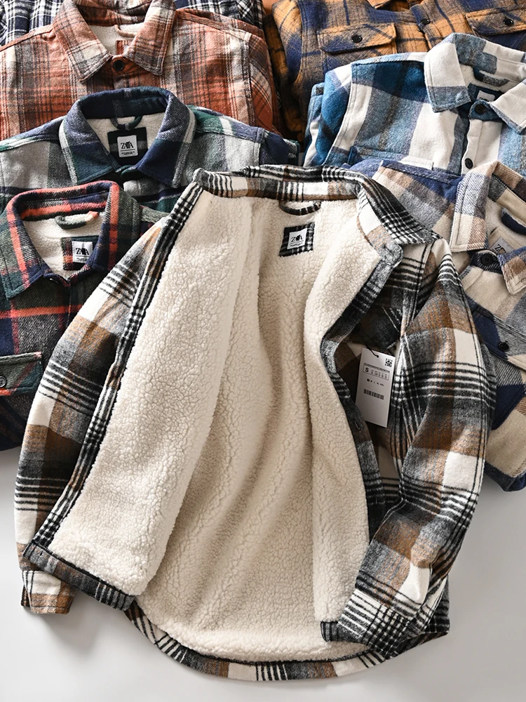 Мужское джатовое пальто свободного кроя с воротником на подкладке Thiened Fce, осенне-зимнее бархатное пальто в клетку, теплая мода Ci Sle
Мужское джатовое пальто свободного кроя с воротником на подкладке Thiened Fce, осенне-зимнее бархатное пальто в клетку, теплая мода Ci Sle