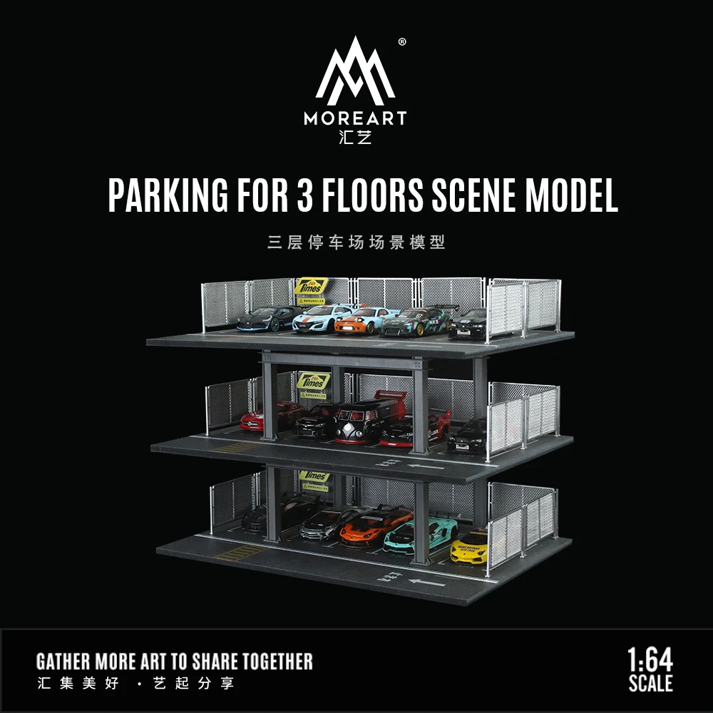 MoreArt 1:64 Simulation Scene Model Of Three-Floors Parking Lot For Display&Collection&Gift
MoreArt 1:64 Simulation Scene Model Of Three-Floors Parking Lot For Display&Collection&Gift