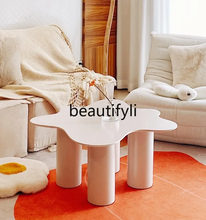 yj9 Wave coffee table Nordic simple small table special-shaped wabi-**** style cloud flower table
yj9 Wave coffee table Nordic simple small table special-shaped wabi-**** style cloud flower table