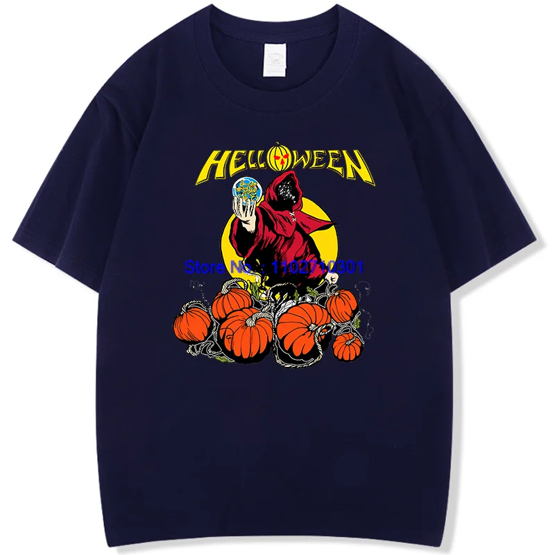 Helloween Pumpkin Free Tour Концертные рубашки рок-группы Футболка с графическим рисунком Модные мужские новые рубашки и футболки Хлопковая футболка с принтом
Helloween Pumpkin Free Tour Концертные рубашки рок-группы Футболка с графическим рисунком Модные мужские новые рубашки и футболки Хлопковая футболка с принтом