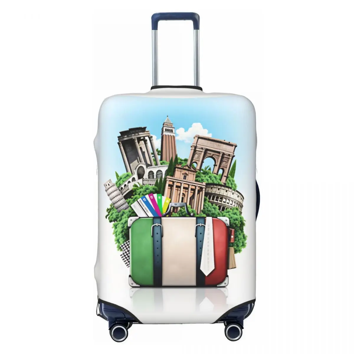 Custom Italy Landmark Vintage Travel Suitcase Print Luggage Cover Fashion Suitcase Protector Covers Suit For 18-32 inch
Custom Italy Landmark Vintage Travel Suitcase Print Luggage Cover Fashion Suitcase Protector Covers Suit For 18-32 inch