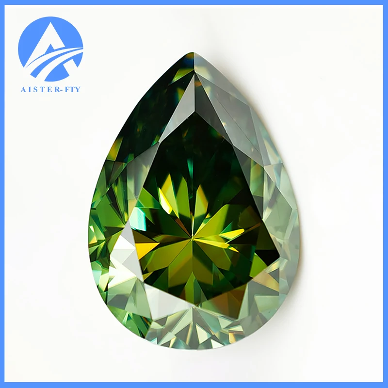 Natural Yellow Green Color Pear Shape Lab Grown Diamond with GRA Report for DIY Jewelry Gift Making
Natural Yellow Green Color Pear Shape Lab Grown Diamond with GRA Report for DIY Jewelry Gift Making
